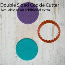 Customized Personalized Cookie Embossing Stamp Mold, 3D Design For Halloween And Christmas, Kitchen Baking Cake Decorating DIY Cutting Tool, Icing Cake Mold, Wedding Clay Candy Embossing Name Cake Mold, Handmade