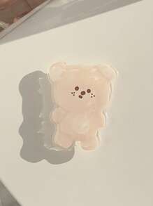 Soporte para teléfono móvil con forma de perro oso Kawaii de GUCADI, expandible y plegable, compatible con estuches de teléfono Apple, Honor, VIVO, OPPO, , Android, regalo para cumpleaños, familia, amigos, agarre de teléfono extensible y retráctil, accesorios para teléfono