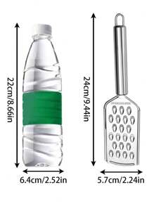 1 Set Vegetable & Fruit Slicer, Carrot Slicer, Potato Slicer, Vegetable Slicer, Multi-Function Kitchen Vegetable Slicer (Suitable For Lemon), Multi-Function Stainless Steel Lemon Slicer And Cheese Slicer, Stainless Steel Multi-Function Slicer, Scraper, Lemon Slicer, Cheese Grater, Cheese Slicer, Multi-Function Stainless Steel Garlic Slicer, Ginger Mincer, Cheese Slicer, Manual Ginger Slicer, Creative Household Cheese Slicer - Silver - View 9