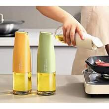 Glass Oil Pot, Household Automatic Opening And Closing, Kitchen Seasoning Bottle, Soy Sauce Vinegar Pot, Oil Bottle