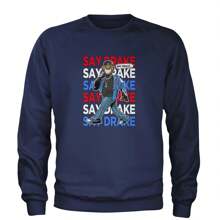 Say Drake Smiling Meme Mustard Adult Crewneck Sweatshirt - Light pink - View 10