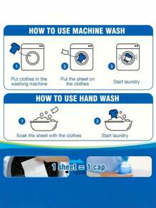 Laundry Tablets, Anti-Cross-Dyeing Washing Machine Color Absorption Tablets, Clothes Concentrated Cleaning Tablets, Mixed Washing Clothes Do Not Stain, Suitable For Commercial/Laundry Rooms, Home Dormitories, Travel Camping
