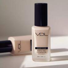 VDL Cover Stain Perfecting Foundation SPF35 PA++ 30ml (1.01 Fl Oz) - Vegan, Moisturizing, Long-Wearing, Invisible Pores, Lightweight, Flawless Coverage, Pore & Blemish Concealing, Long-Lasting, Radiant Finish, Vegan Formula, All Skin Types (7 Colors: M01, A01, A02, A03, V01, V02, V03) - A02 - View 4