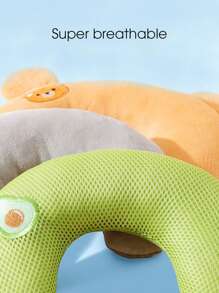 1 四季通用枕头，用于安抚狗和猫，柔软蓬松的狗床枕头，U 型缓解焦虑狗颈枕，宠物安抚玩具，用于缓解关节疼痛和改善睡眠质量，绣花 U 型猫枕，可作为狗枕睡觉