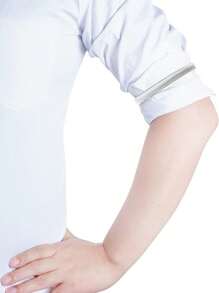 2/6pcs Shirt Sleeve Holders Stretchy Metal Armbands Anti-Slip Sleeve Garters Fixing Long Sleeves For Men And Women