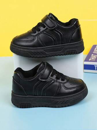 1 Pair Kids Outdoor Versatile New Comfortable Soft Bottom All Season Suitable For School, Vacation, Travel Fashion Casual Thick Sole Sneakers