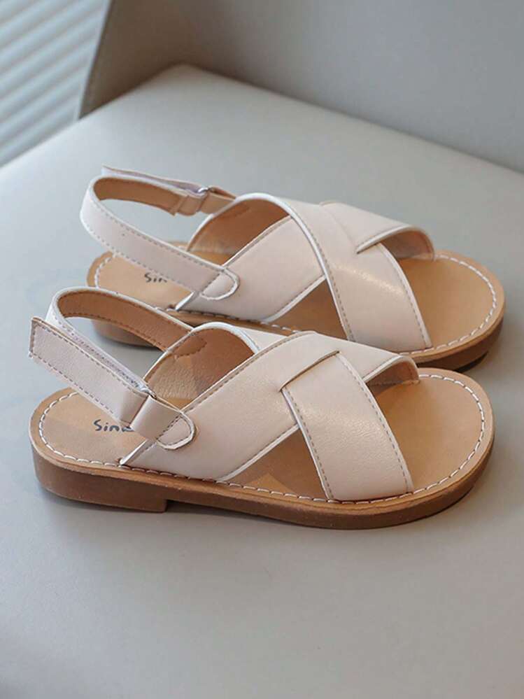 1 Đôi Dép Sandal Hoạt Hình Cho Trẻ Em, Giày Đi Biển Đế Mềm Chống Trượt Mùa Hè Mới Cho Bé Trai & Bé Gái - Màu be - Xem 12