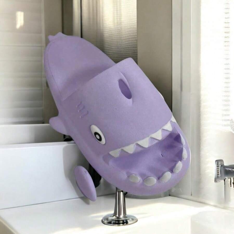 EVA SHARK SANDALS SOFT AND COMFORTABLE Ideal For The Shower And Home - Lilac Purple - View 1