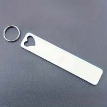 1pc Customized Text Car Anti-Lost License Plate, Stainless Steel Keychain With Contact Information Tag, Personalized Name Keychain, Simple Unplated Metal Keyring - Multicolor - View 8