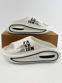 Women's Summer Outdoor Casual Coconut Slippers, Breathable Flip Flops, Lightweight Soft EVA Cloud Wave Sports Sandals, Beach Slippers