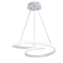 Luces colgantes LED minimalistas para decoración del hogar, candelabro moderno con aro, luz blanca/cálida de gel de sílice, lámpara colgante LED para decoración de sala de estar, cocina, isla, dormitorio, mesita de noche, comedor, restaurante. Lámpara colgante de lujo para decoración del hogar, sencillez, lámpara colgante semi empotrada para sala de exposiciones, escaleras, ático, dúplex, entrada, lámpara colgante para hotel, bar, decoración