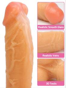 Realistischer, langer, dicker Dildo für Erwachsene als Sexspielzeug für Frauen, riesiger Penisform Dildo, großer Penis Sexspielzeug für Frauen, extra langer und großer Penis Sexartikel für Erwachsene, Analdildo mit Saugnapf zum Handfreien Gebrauch, Butt Plug Analsexspielzeug, Dildo für die Selbstbefriedigung von Erwachsenen