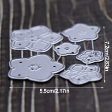 JOJOART Nuevos Arribos Pequeños Troqueles Metálicos con Pétalos de Flores para Scrapbooking, Elaboración de Tarjetas y Álbumes de Fotos, Manualidades de Papel Hechas a Mano