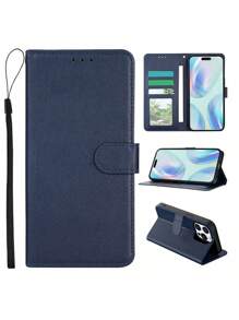 Wallet Flip Leather Phone Case Compatible With Galaxy S25/S25 Plus/S25 Ultra, Phone Card Bag With Photo Frame Highend Case Compatible With Iphone 16 Pro Max/IPhone 16 Plus/Iphone 16 Pro/IPhone16, Cool With Bracket Function With Hand-Made Skin Leather Material Can Be Installed With Credit Card Bank Currency Mobile Phone Leather Case Compatible With Iphone