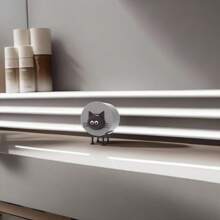 Cat Toilet Paper Holder - Funny Toilet Paper Holder, Free Standing Bathroom Set - 3D Printed Black Cat Toilet Paper Holder - Interesting Tissue Roll Storage - Cute Bathroom Decor