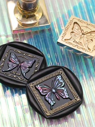 Insect Specimen Series präglad vaxstämpel - perfekt för kärleksbrev, inbjudningar, julkort, dagböcker, scrapbookingdekorationer och gör-det-själv-hantverk