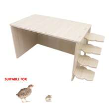 1 pieza Casa de madera extra grande, hábitat, juguete para jugar, ejercitar, interactuar, alimentar, esconderse, trepar, adecuado para conejillos de Indias, conejos, erizos, cobayas y otras mascotas grandes, regalo de Navidad y Año Nuevo