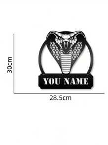 A Custom Cobra Iron Decoration With Personalized Cold-Blooded Snake Metal Hangings Is The Perfect Gift For Reptile Lovers Gifts Birthday Graduation
