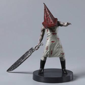 Figura coleccionable de personaje de juego de película de terror, modelo de juguete de escritorio