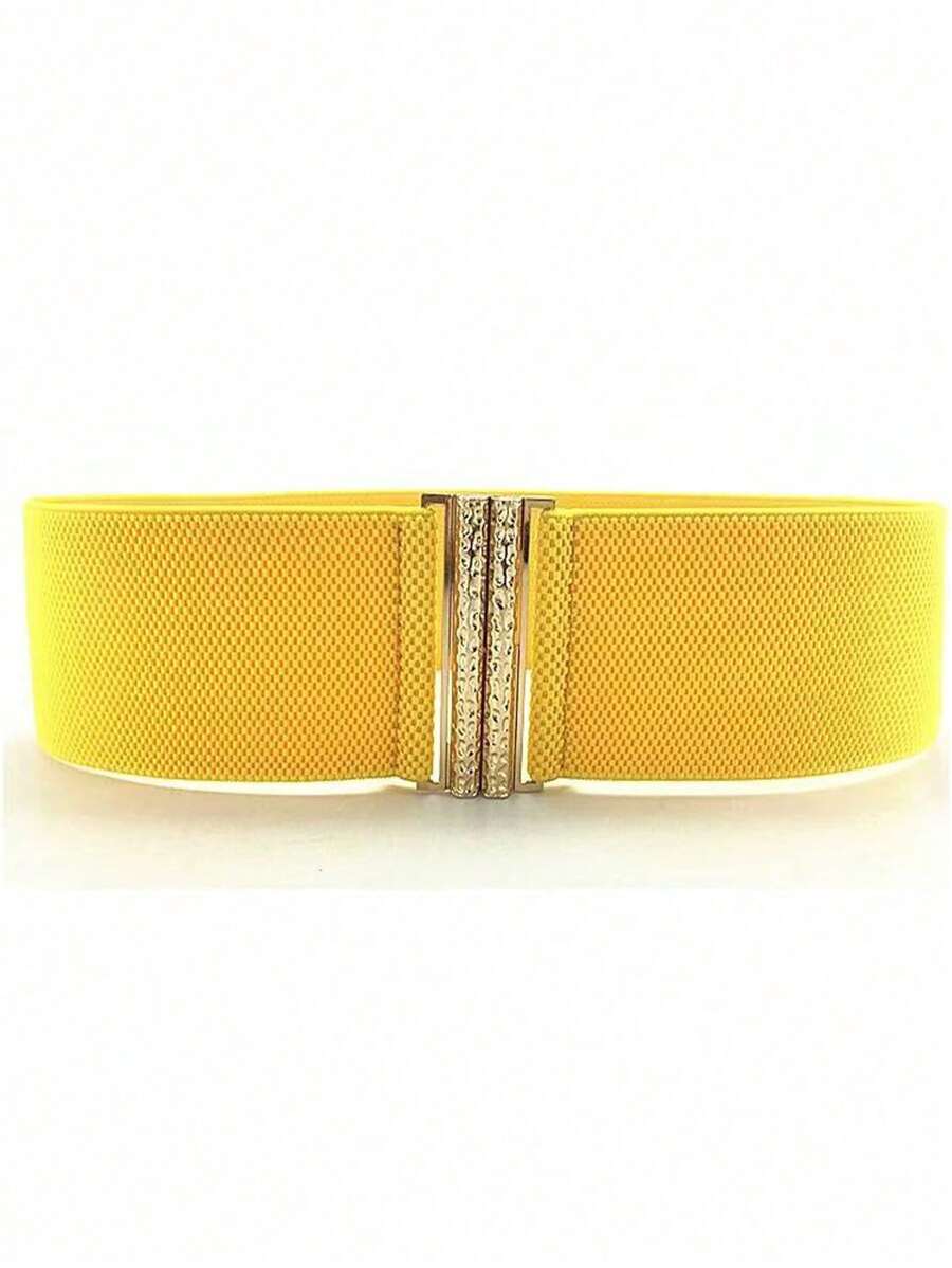 European And American Fashion Wide Waist Belt, Versatile Elastic Waist Dress/Coat Decorative Belt For Women