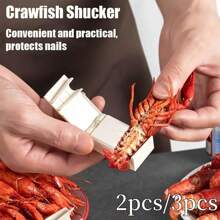 2 Pcs/3 Pcs, Simple Crayfish Shelling Machine, Convenient Seafood Shelling Tool, Plastic Kitchen Gadget, Suitable For Home, Restaurant, Camping, Picnic, Kitchen Use