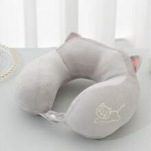 Cartoon Animal Shaped U-Shaped Pillow, 3D Hump Neck Pillow For Office Nap, Travel, Airplane, Neck Support