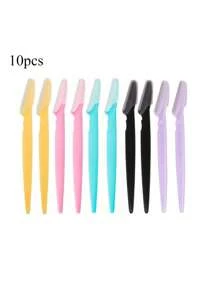 An 8 Pieces Multifunctional Face Trimmer Set For Both Women And Men - Stainless Steel Trimmer With Safety Cover For Eyebrows, Body, Face, Bikini Area And More