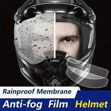 Motorcycle Helmet Visor Film, Anti-Fog And Anti-Rain Nano Coating, Clear Vision - one-size - View 1