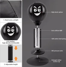 Punching Ball Table Funpunch Rage Bag Desk Punch Bag Tool Mini Punch Bag Boxing High-Performance Spring Chassis - Multicolor - View 5
