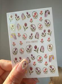 Gold Foil Nail Stickers With Adhesive Backing, Suitable For Nail Art, Scrapbooking, Phone Cases