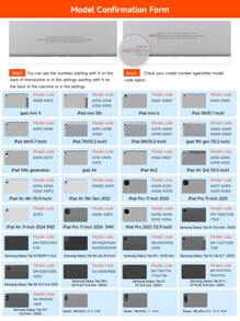 1个可爱水豚平板电脑保护套，兼容三星、iPad等，防震，带笔槽，支持睡眠/唤醒功能