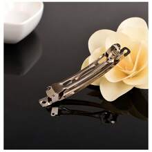 10个/包 铑色金属法式发夹 4cm 5cm 6cm 8cm 10cm DIY发夹 适用于DIY发饰配件 夏季、学校 - 10個髮夾 - 查看 3