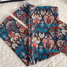 2 件装男士夏季骑行防紫外线面罩户外运动透气防晒围巾脖套降温臂袖套装适合徒步钓鱼跑步 - 彩色 - 查看 10