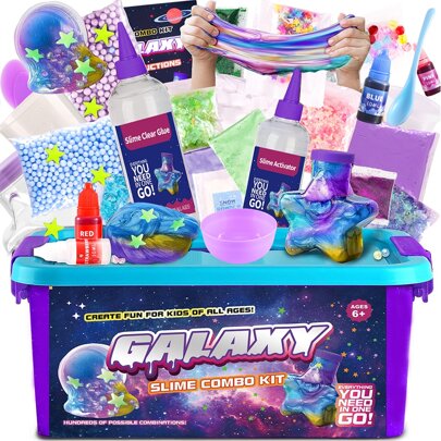 1 Caja, Kit de Slime, Juguete de Barro Galaxia, Juguete Antiestrés Creativo, Regalo para Niños, Juego de Juguetes Adecuado para Niños y Niñas, Juguete de Arcilla DIY