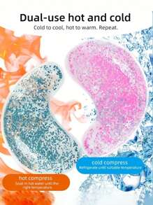 3 件套面部按摩套装：1 件面部按摩凝胶滚轮 + 2 件眼部凝胶贴片，紧致肌肤，减少黑眼圈，是万圣节、圣诞节、母亲节、情人节送给家人和朋友的绝佳礼物 - 彩色 - 查看 11