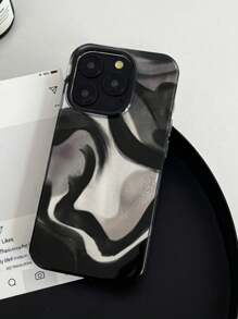 奢华豹纹贝壳纹理手机壳适用于 17ProMax 17Pro 17Air 17 16 15 14 Plus 13 12 Pro Max 11 时尚防震后壳