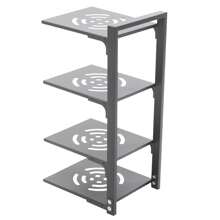 kangten 4 Tier Pot Rack Organizer, Pot And Pan Stand Rack, Pot Lid Holder - Grey - View 8