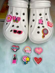 12pcs/Set Doctor Theme Cartoon Decor Charm Set For Custom Sandals/Slippers, Gifts For Healthcare Workers - Multicolor - View 4