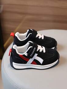 儿童阿甘运动鞋，新款春夏秋季女童跑步鞋，男童防滑软底运动鞋 - 黑色 - 查看 5