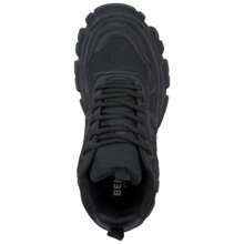 Tenis Chunky Color Negro Para Mujer, Con Plataforma y Diseño Audaz - Negro - Ver 3