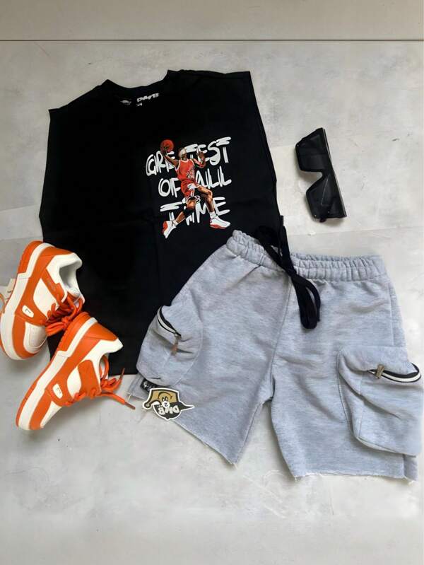 CONJUNTO SHORTS INFANTIL MENINO