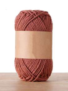 100g/1pc 空心纱亚麻线手工编织 DIY 帽子包有机纱 - 彩色 - 查看 17