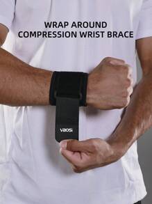 VBOSI 1 Piece Women Men Elastic Wrist Wraps Weight Lifting Brace Guard Band For Gym, Fitness Protection, Barbell Strap