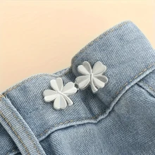 1/2/4件隐形无缝腰带牛仔裤腰部收紧器魔术伸缩可调节带扣可拆卸腰带 - 彩色 - 查看 17