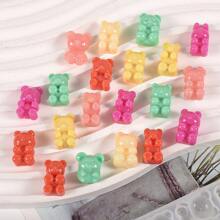 1件DIY水晶滴胶首饰模具蝴蝶结卡通站姿兔子坐姿熊/整页熊/站姿兔子坐姿熊硅胶模具