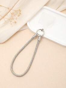 New High-End Rhinestone Chain Mobile Phone Pendant, Light Luxury Rhinestone Inlaid Chain Phone Case, Keychain, Hanging Accessories Gifts For Mother, Family, Friends, Birthday, Holiday Phone Charm, Phone Chain