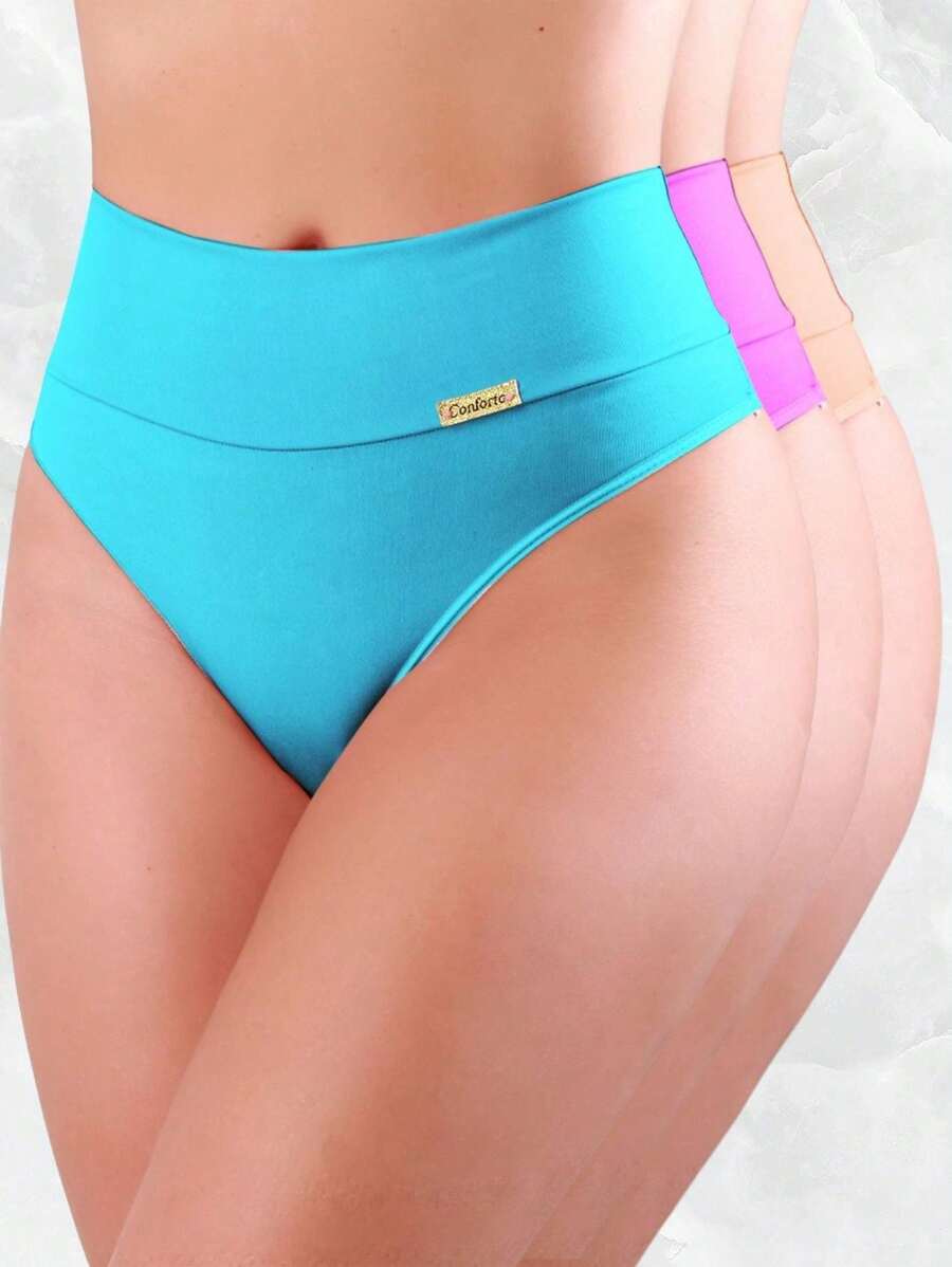 Kit Calcinha Cinta Modeladora Cós Duplo Microfibra Segura Barriga - Fernanda