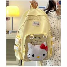 Sanrio 1pc/Versatile Simple College Large Capacity High Backpack Transparent Baby Bag Pain Bag School Bag