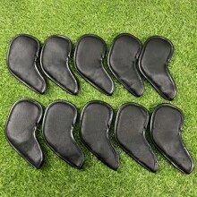 10 件高品质铁质高尔夫球杆头套 - 防水、耐磨、编号、高品质材料，Wosuf 高尔夫球杆配件 - 彩色 - 查看 6