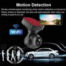 Cámara para auto WiFi con grabación a 1080P HD, ángulo de 170°, sensor G, DVR para vehículo - 1 - Ver 4